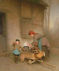 Vaters Abendessen bringen